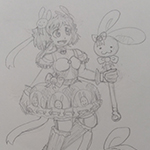 Magical Girl Drawing